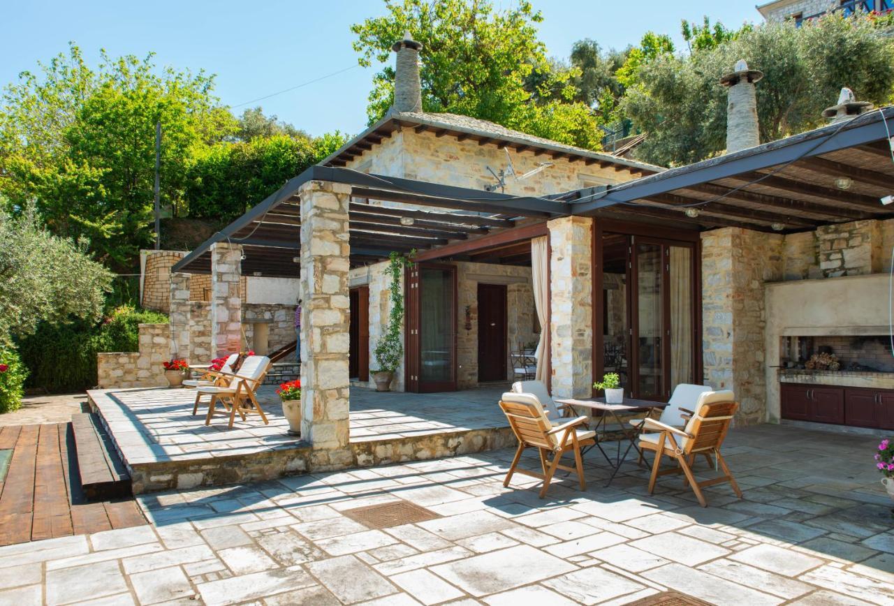 Pelion Bnb Luxury Homes Дамухари Экстерьер фото